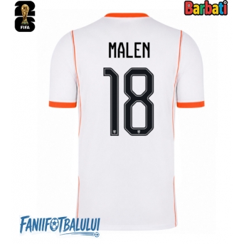 Țările de Jos Donyell Malen #18 Tricou Fotbal Replică Mondial 2026 Barbati Deplasare